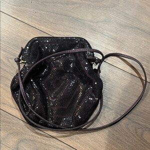 Elegant Purple Sequin Women's Bag